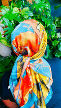 Load image into Gallery viewer, Floral silk scarf
