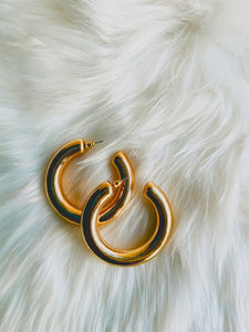 Bold gold hoops