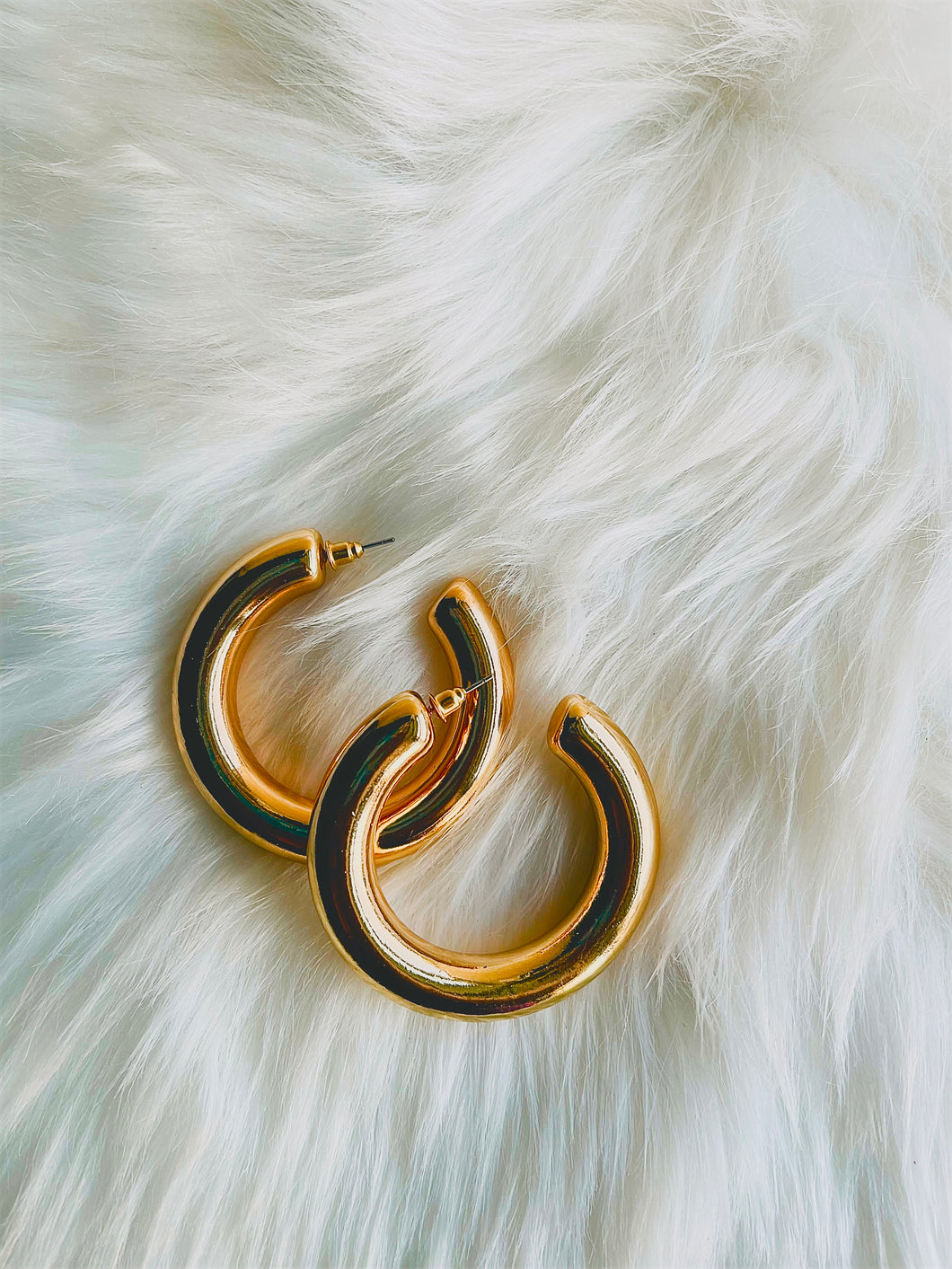 Bold gold hoops