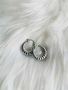 The casual hoop (silver)