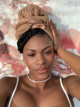 Load image into Gallery viewer, Solid Head Wraps (Beige)
