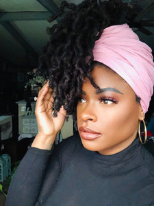 Solid Head Wraps (Dusty Pink)